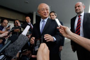 The chief of the UN nuclear agency Yukiya Amano