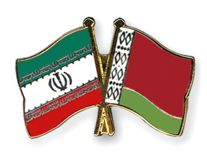 Flags of Iran & Belarus