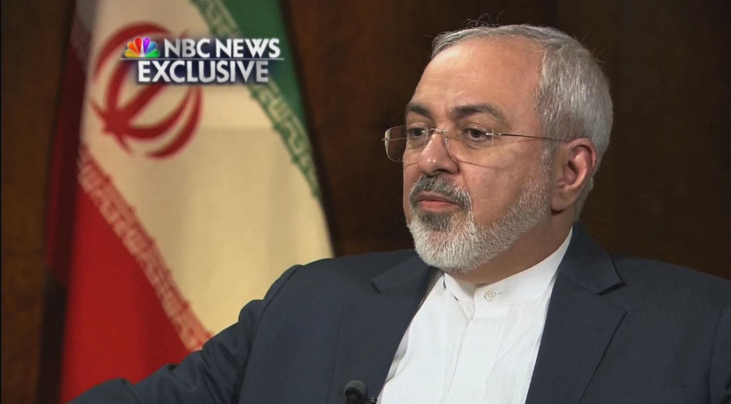 Iran's foreign minister Mohammad Javad Zarif