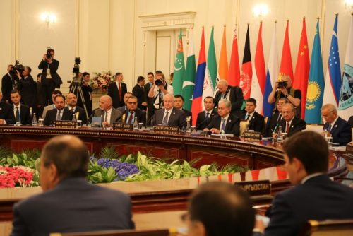 Iran's FM Zarif attends SCO summit.22
