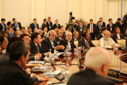 Iran's FM Zarif attends SCO summit.26