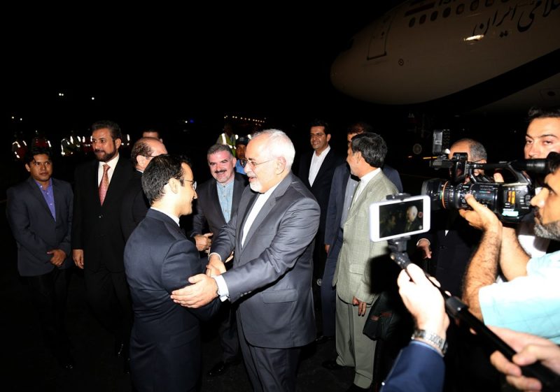 Mohammad Javad Zarif, in the second leg of his Latin American tour, arrived in the capital city of Managua on Tuesday morning Tehran local time. 