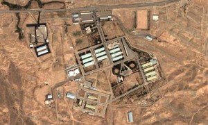 A satellite image of Iran's military complex at Parchin