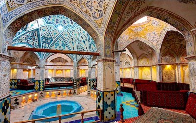 Photos: Iran's Sultan Amir Ahmed historical bath