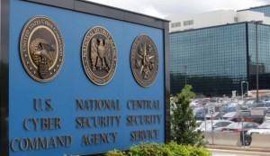A sign stands outside the National Security Administration (NSA) campus in Fort Meade, Md., Thursday, June 6, 2013.