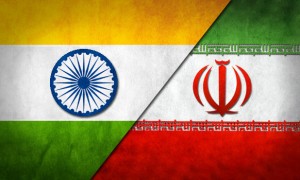 Flags of India & Iran