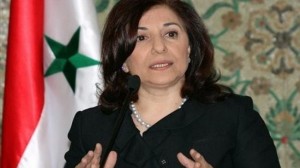 Bouthaina Shaaban, media adviser to Syrian President Bashar al-Assad
