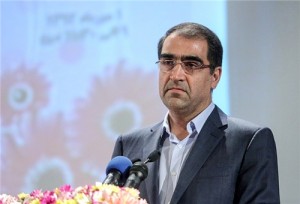 Iran's Health Minister Seyed Hassan Qazizadeh Hashemi 