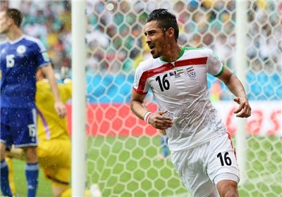 Iranian national football team's international striker Reza Ghoochannejhad