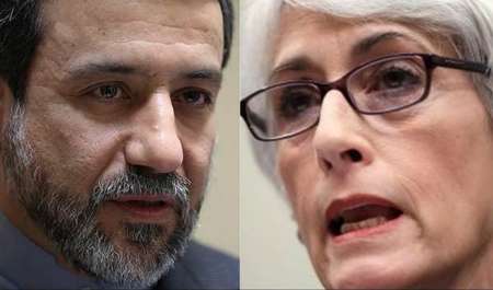 US Under Secretary of State for Political Affairs Wendy Sherman (R) & Deputy foreign minister Abbas Araqchi