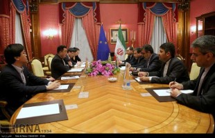 Deputy foreign ministers of Iran and China held talks about Tehran’s nuclear program in the Swiss city of Lausanne on Mar. 27, 2015.