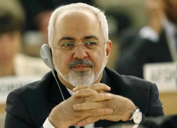 Iranian Foreign Minister Mohammad Javad Zarif attends the 28th Session of the Human Rights Council at the United Nations in Geneva March 2, 2015. CREDIT: REUTERS/DENIS BALIBOUSE