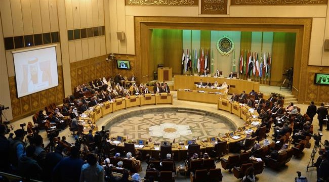 Arab League foreign ministers attending an emergency meeting in Cairo