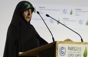 Ebtekar at UN Paris Climate Change Conference