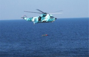 Iran’s Naval Copters Drop Torpedoes in Drill