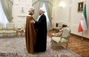 Iran President Rouhani meets Omani FM bin Alawi in Tehran