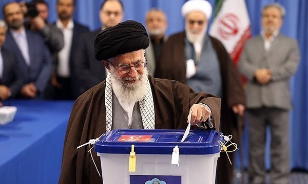 Supreme Leader Casts Vote in Elections in Early Hours of Friday