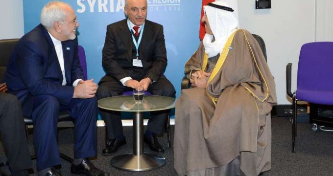 Zarif & Emir of Kuwait Shiekh Sabah Al Ahmed Al Sabah