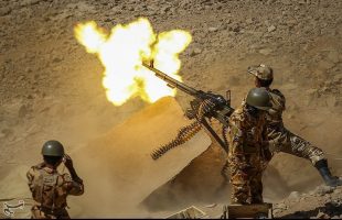 Iran Army Ground Force holds military drill in desert areas