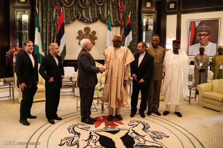 Iranian Foreign Minister Mohammad Javad Zarif arrived in the Nigerian capital in the first leg of his tour to West Africa on Sunday night and met with Nigerian officials.