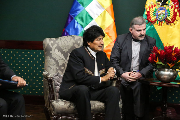 Bolivian pres., Iran's FM meet (8)