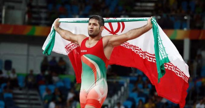 Iranian wrestler Saeid Abdevali