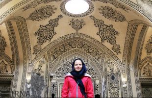 Foreign Tourists Visiting Iran Kashan