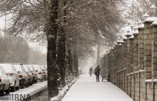 Snowfall in Iran