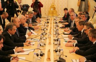 Trilateral meeting between Iran, Russia & Turkey FMs