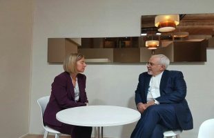 Zarif & Mogherini in Davos