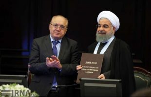 Rouhani in Russia