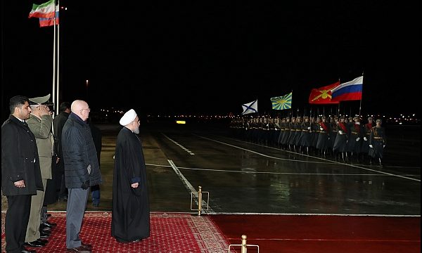 Rouhani leaves Moscow for Tehran