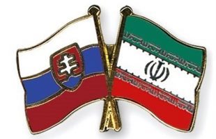 Iran-Slovakia flags