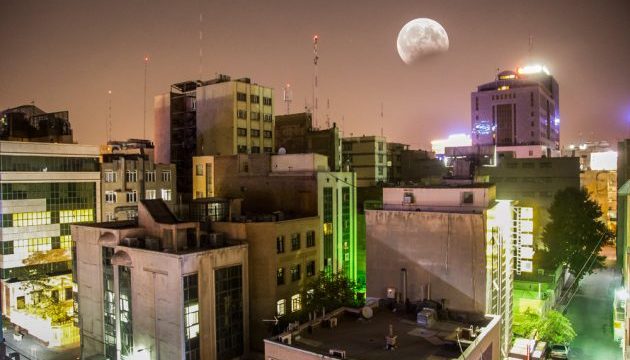 Partial lunar eclipse observed across Iran