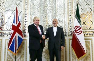 Javad Zarif & Boris Johnson