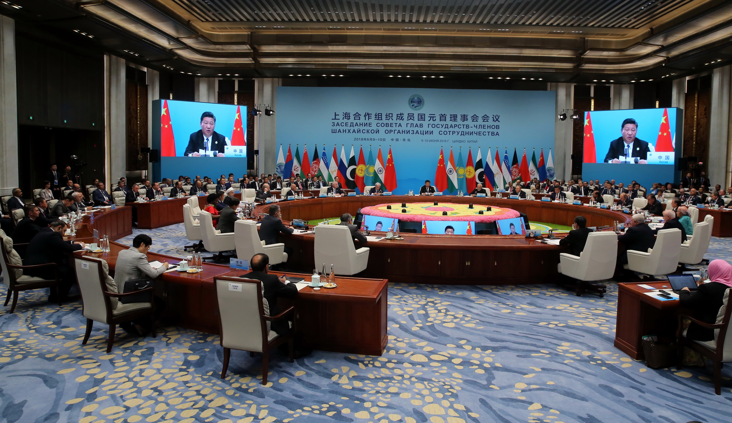 Photos: President Rouhani Attends Sco Summit In China