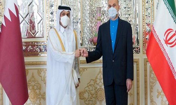 Iranian Qatari foriegn ministers