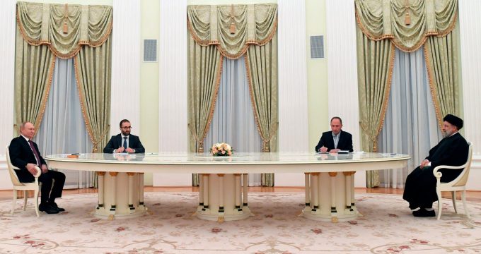 Putin Raisi Meeting in Kremlin