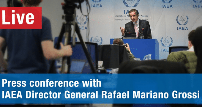 Press Conference with IAEA Director General Rafael Mariano Grossi