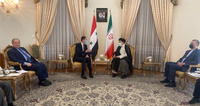 Nations will set region's future not negotiation tables: Raisi to Assad