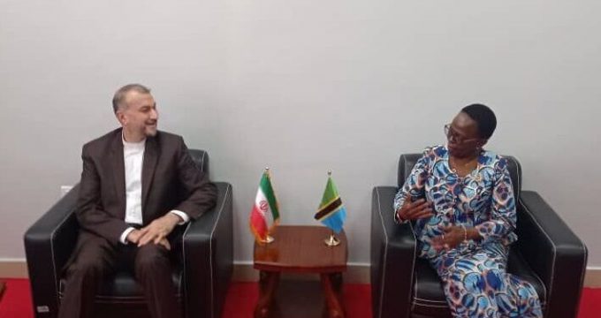 Iran's FM meets with his Tanzanian counterpart