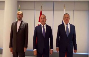 Iran, Russia, Turkey FMs discuss Syria crisis in New York