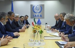 Iran's atomic agency chief meets with Grossi in Vienna