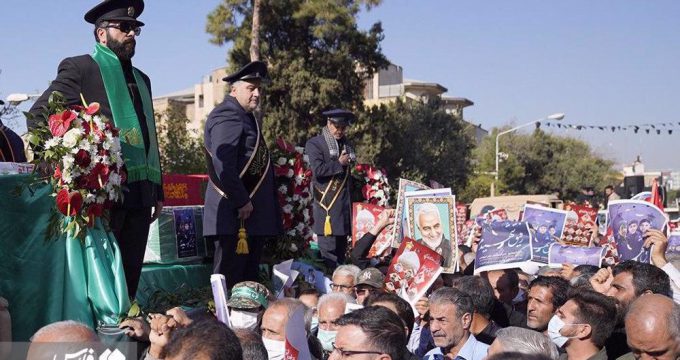 Iranians attend huge funeral for victims of terror attack in Shiraz