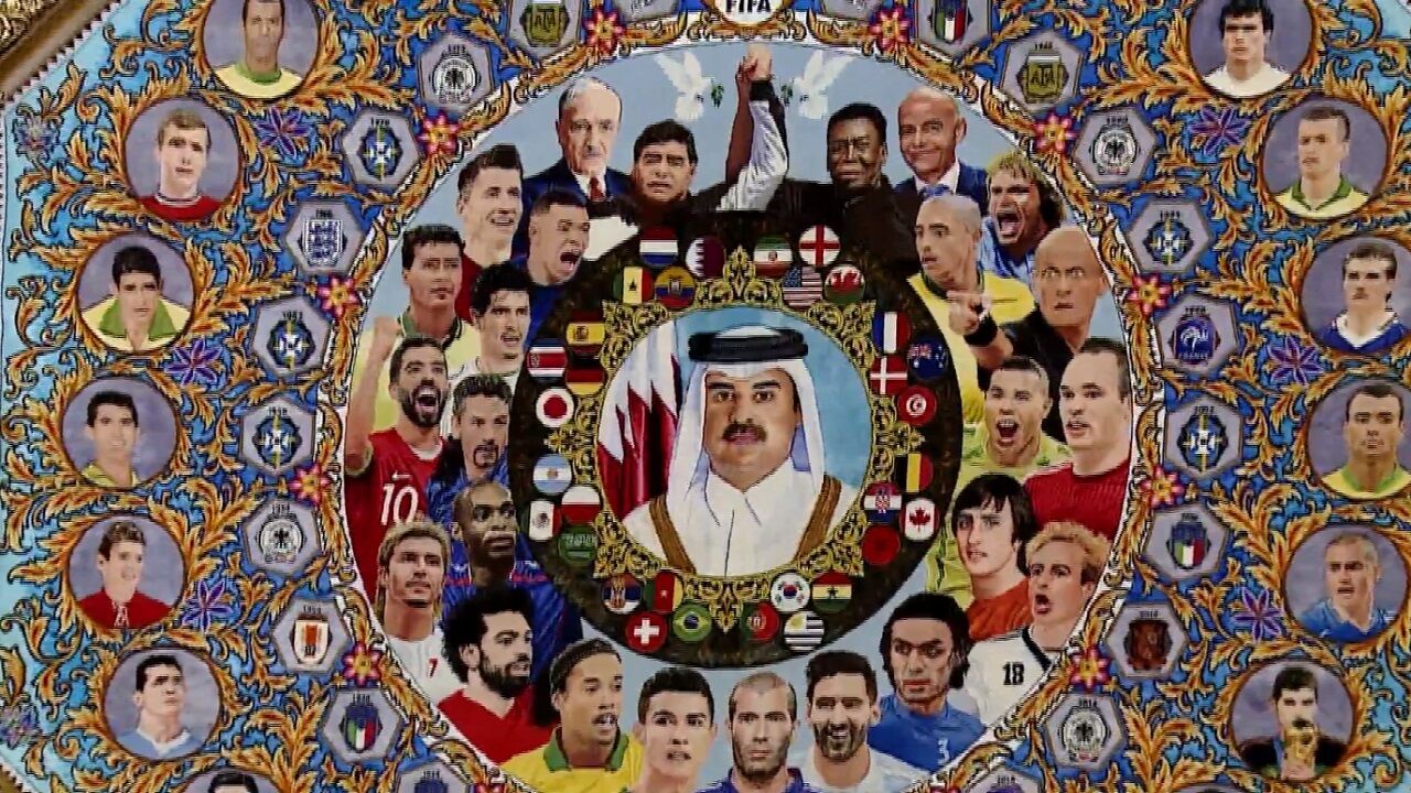 Iranian artist became the designer of the logo of the 2022 World Cup  football tournament