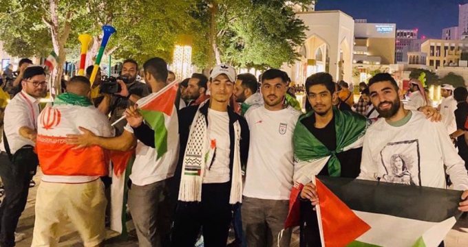 In pictures: Palestinians show support for Team Melli ahead of Iran-US World Cup clash