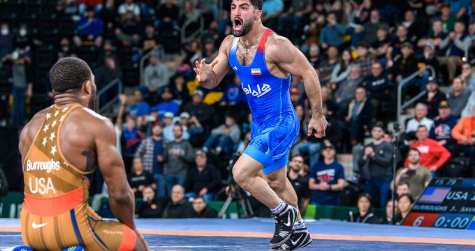 Savadkouhi makes history in Wrestling World Cup