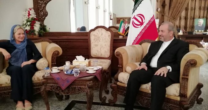 Iranian diplomat meets with UN Special representative for Iraq in Baghdad
