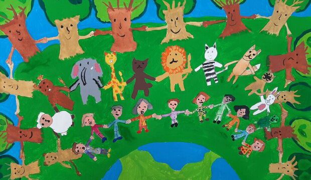 Five Iranian children win in intl. painting contest in Japan