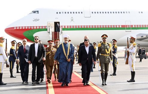 Oman's Sultan in Tehran